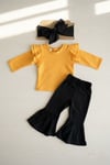 Parla Kids Kız Çocuk Hardal Elbise Bandana Takım, İNDİRİM – Parla Kids resmi ürün görseli