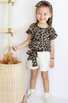 Parla Kids Kız Bebek Viskon Leopar Madonna Yaka Şortlu Bandana Alt Üst Takım , İNDİRİM – Parla Kids resmi ürün görseli