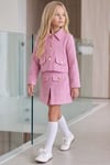 Parla Kids Kız Çocuk Carmen Pudra Pembe Tüvit 23 Nisan 29 Ekim Etek Ceket Yılbaşı Takım, Takımlar – Parla Kids resmi ürün görseli