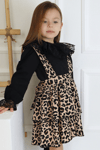 Parla Kids Helen Jile  Uzun Kollu Takım/Leopar, Kleider – Parla Kids resmi ürün görseli