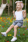 Parla Kids Kız Çocuk Kot Şort Bandana Takım / Pudra, İNDİRİM – Parla Kids resmi ürün görseli