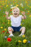 Parla Kids Kız Çocuk Kot Şort Bandana Takım / Sarı, İNDİRİM – Parla Kids resmi ürün görseli
