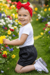 Parla Kids Kız Çocuk Lacivert Jean Şort Bandana Takım, İNDİRİM – Parla Kids resmi ürün görseli