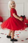 Parla Kids Kız Çocuk Magnolia Puanlı Tütü Kırmızı Elbise , İNDİRİM – Parla Kids resmi ürün görseli