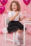 Parla Kids Kız Çocuk Payet Detaylı 3 Katlı Party Etek,  – Parla Kids resmi ürün görseli