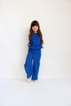 Parla Kids Kız Çocuk Saks Mavi Pantolon Takım, Sets – Parla Kids resmi ürün görseli