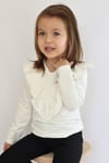 Parla Kids Kız Çocuk Snowy Bisiklet Yaka Pamuklu Uzun Kollu İspanyol Pantolon Alt Üst Takım, Body/Bluz – Parla Kids resmi ürün görseli