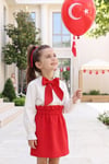Parla Kids Kız Çocuk Parla Kırmızı Etek Bluz Takım, Takımlar – Parla Kids resmi ürün görseli