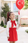 Parla Kids Kız Çocuk Parla Kırmızı Etek Bluz Takım, Takımlar – Parla Kids resmi ürün görseli