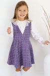 Parla Kids Kız Çocuk Valeria Lila Jile Elbise Dantel Detaylı Bluz Takım , Elbise – Parla Kids resmi ürün görseli