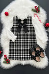 Parla Kids Kleid Vanessa mit Tweed und Brosche, Kleider – Parla Kids resmi ürün görseli