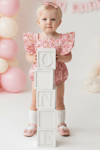Parla Kids Pembe Çiçekli Salopet, İNDİRİM – Parla Kids resmi ürün görseli