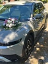 Fuşya Tutkusu İncili Gelin Arabası Süsleme Seti