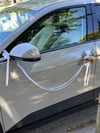 Pembe Lila Yakamoz İncili Gelin Arabası Süsleme Seti
