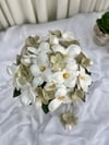 Verde Magnolia Beyaz Islak Manolya Gelin Buketi