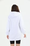 %100 Organik Pamuk Lady Teddy Bear Kapüşonlu Sweatshirt