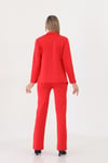 Blazer Asimetrik Ceket Pantolon Takım