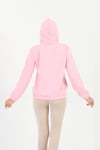 Edelle Kapüşonlu Kanguru Cepli Basic Seker Pembe Kadın Sweatshirt