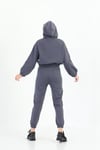 Edelle Kapüşonlu Sweatshirt Antrasit Eşofman Takımı