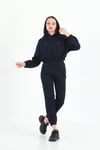 Edelle Kapüşonlu Sweatshirt Lacivert Eşofman Takımı