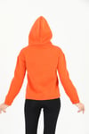 Edelle Kiremit Kapüşonlu Kanguru Cepli Regular Fit Kadın Sweatshirt