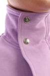 Edelle Lila Çıt Çıtlı Kadın Sweatshirt Regular Fit