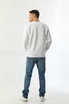 Edelle Organik Basic Beyaz Erkek Sweatshirt