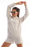 Kapüşonlu Sweatshirt Şort Takım