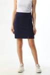 Mini Gabardin Etek Yırtmaçlı