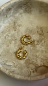 GOLD CLOVER HOOP KÜPE