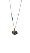 GOLD ELEGANT EYE KOLYE