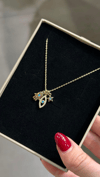 GOLD LUCKY CHARM KOLYE 