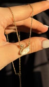 GOLD SWAN NECKLACE