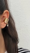GOLD TAŞLI EARCUFF