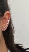 SILVER SIRA TAŞLI EARCUFF