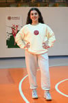 numb eco krem raglan sweatshirt