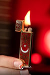 CAKA Zen Serisi Ayyıldız Mine İşlemeli Çakmak