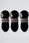 10774-3PRO FABRİKAALFA Bambu Sneakers 3'lü Rahat Günlük Çorap