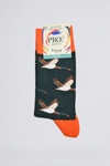 11021PRO FABRİKABirds Unisex Pamuklu Çorap 12'li Renkli Desenli Günlük Çorap