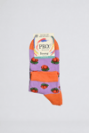 11509PRO FABRİKAFruits Unisex Pamuklu Çorap 12'li Renkli Desenli Günlük Çorap