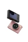 1080P HD 64 MP Çözünürlüklü 16X Zoom 2.4 İnç Döner Ekranlı Dijital Fotoğraf Makinesi
