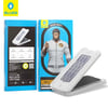 Anti-Dust HD iPhone 16 Uyumlu  Ahize ve Ekran Toz Çizik Önleyici Cam Ekran Koruyucu Aparatlı