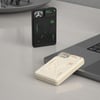 Blueo 22.5W MagSafe Uyumlu Type-C (USB-C) USB-A Çift Çıkışlı 10000 Mah Kablosuz Powerbank Şarj Aleti Siyah