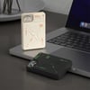 Blueo 22.5W MagSafe Uyumlu Type-C (USB-C) USB-A Çift Çıkışlı 10000 Mah Kablosuz Powerbank Şarj Aleti Siyah