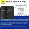 Blueo Anti-Dust HD Full Display iPhone 15 Pro Max Uyumlu Ahize ve Ekran Toz Çizik Önleyici Cam Ekran Koruyucu Aparatlı