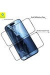 Blueo Anti-Reflective iPhone 17 Pro Max Uyumlu Uygulama Aparatlı Ekrandan Bile Daha Net Cam Ekran Koruyucu