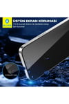 Blueo Anti Static App HD iPhone 17 Pro Uyumlu Aparatlı Toz Çizilme Parmak izi Önleyici Cam Ekran Koruyucu