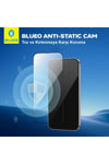 Blueo Anti Static App iPhone 17 Pro Max Uyumlu Aparatlı Toz Çizilme Parmak izi Önleyici Cam Ekran Koruyucu