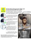 Blueo AR 3D Curved iPhone 17 Pro Max Uyumlu Yansıma Işık Önleyici Kavisli Tam Kaplayan Ekran Koruyucu