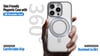 Blueo Friendly Rotatable iPhone 16 Pro Max Uyumlu MagSafe Mıknatıslı Tutucu Özellikli Buzlu Silikon Kılıf Gold